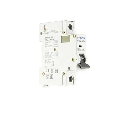 Автоматический выключатель HGD63-M 1PMDS0000C D 1P 10А 6kA (STANDARD)
