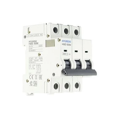 Автоматический выключатель HGD63-M 3PMCS0000C C 3P 4А 6kA (STANDARD)