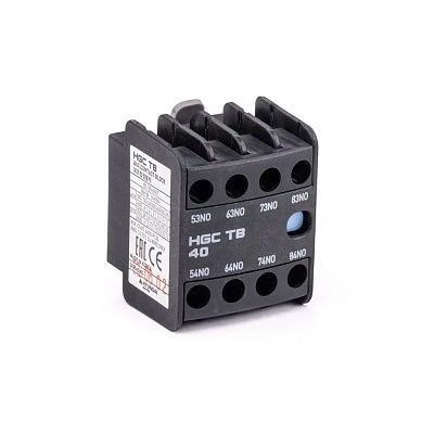 Блок вспомогательных контактов фронтальный HGC TB 40NS (для HGC9-100, UMC9-100, HGR)
