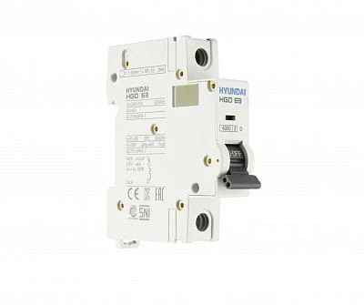 Автоматический выключатель HGD63-N 1PMDS0000C D 1P 16А 6kA (DELUXE)