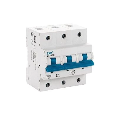 Автоматический выключатель ВА125C-10 C 3P 125А 10кА