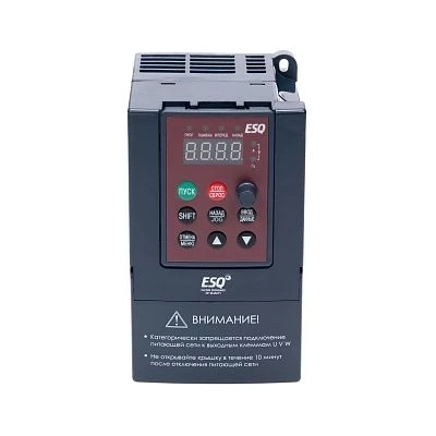 Частотный преобразователь ESQ-A200-2S0007 0.75кВт 200-260В (для однофазного двигателя)