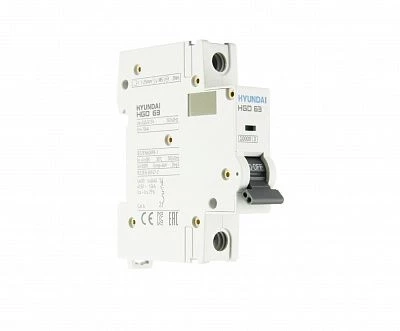 Автоматический выключатель HGD63H 1PMCS0000C C 1P 2А 10kA (DELUXE)