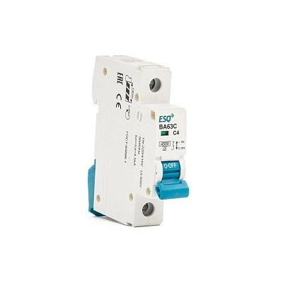 Автоматический выключатель ВА63C-4 C 1P 4А