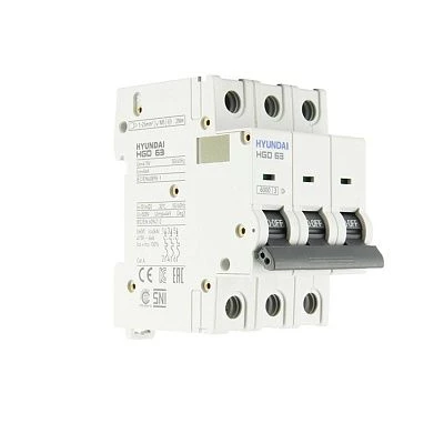 Автоматический выключатель HGD63H 3PMDS0000C D 3P 16А 10kA (DELUXE)