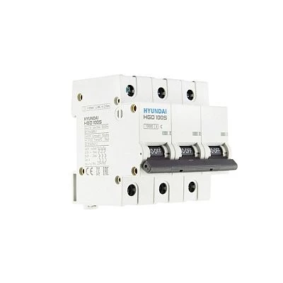 Автоматический выключатель HGD100S 3PMCS0000C C 3P 80А 10kA (STANDARD)