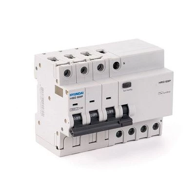 Дифавтомат HRO63P 3PG4B0000C G 3P 40A 10кА 30мА