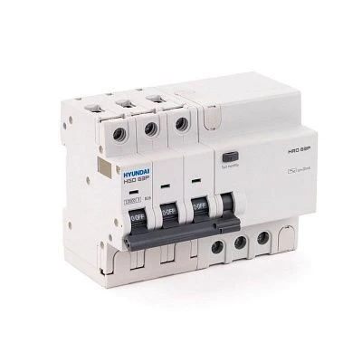 Дифавтомат HRO63P 3PG4C0000C G 3P 16A 10кА 30мА