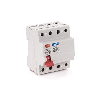 Устройство защитного отключения HIRC100 N4PG4S0000C 00063F 4 полюса, 63A, 30mA