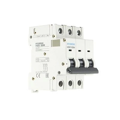 Автоматический выключатель HGD63-M 3PMBS0000C B 3P 50А 6kA (STANDARD)