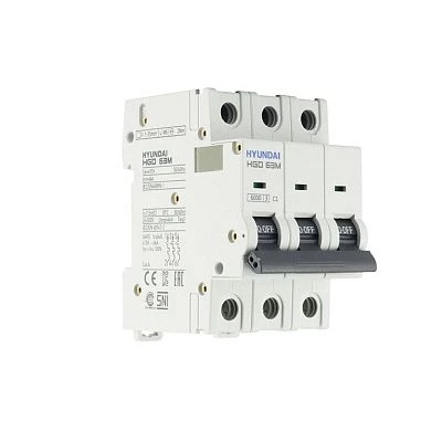 Автоматический выключатель HGD63-M 3PMCS0000C C 3P 1А 6kA (STANDARD)