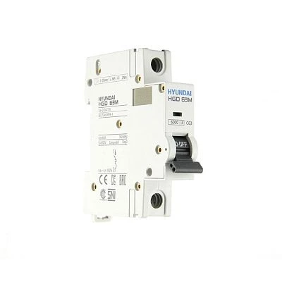 Автоматический выключатель HGD63-M 1PMCS0000C C 1P 63А 6kA (STANDARD)
