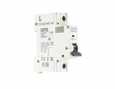 Автоматический выключатель HGD63-N 1PMCS0000C C 1P 2А 6kA (DELUXE)