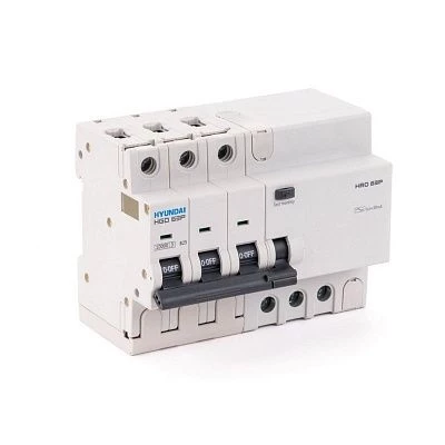 Дифавтомат HRO63P 3PG4B0000C G 3P 25A 10кА 30мА