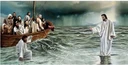 Иисус идущий по воде