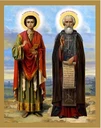 Пантелеимон и Сергий Радонежский