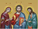 Вседержитель, Святая Мария и Иоанн Богослов