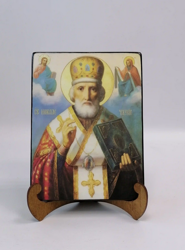 Николай Чудотворец, арт И1014, 15x20х1,8 см