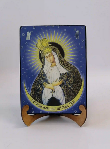 Остробрамская икона божьей матери, 15x20х3 см, арт Ид3577-5