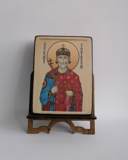 Святитель Стефан I Венгерский, король, арт В1354 / 9 х 12 х 1,7 см Святитель Стефан I Венгерский, король, арт В1354 / 9 х 12 х 1,7 см