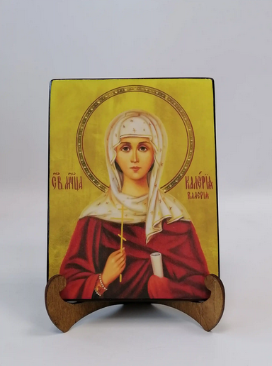 Мученица Валерия (Калерия) Кесарийская (Палестинская), арт И921-4, 15x20х1,8 см Мученица Валерия (Калерия) Кесарийская (Палестинская), арт И921-4, 15x20х1,8 см