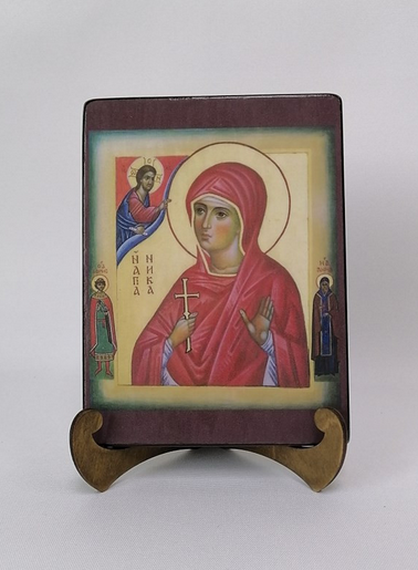 Святая Ника, арт И1349-2, 15х20x1,8 см
