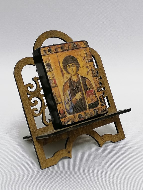 Святой Целитель Пантелеймон, арт И019-1 / 5,7 х 7,6 х 1,5 см (Липа) Святой Целитель Пантелеймон, арт И019-1 / 5,7 х 7,6 х 1,5 см (Липа)