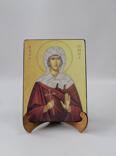 Еванфия Скепсийская (Геллеспонтская), мученица, княгиня, 15x20x1,8 см, арт А7005 Еванфия Скепсийская (Геллеспонтская), мученица, княгиня, 15x20x1,8 см, арт А7005