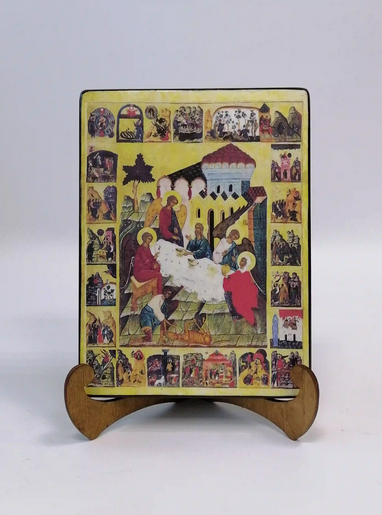 Святая Троица в бытии. 1580-е. Сольвычегодский музей, 15х20х1,8 см, арт А257 Святая Троица в бытии. 1580-е. Сольвычегодский музей, 15х20х1,8 см, арт А257