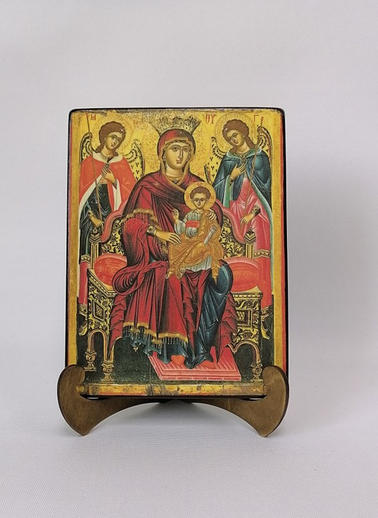 Пресвятая Богородица Всецарица (Пантанасса), арт И534, 15х20х1,8 см Пресвятая Богородица Всецарица (Пантанасса), арт И534, 15х20х1,8 см