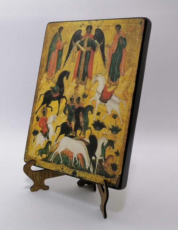 Чудо мчч. Флора и Лавра, 15x20 см, арт А4432