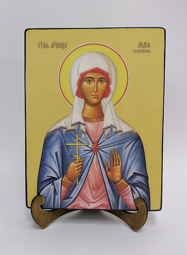 Лидия Иллирийская, мученица, 18x24x3 см, арт Ид4410-2 Лидия Иллирийская, мученица, 18x24x3 см, арт Ид4410-2