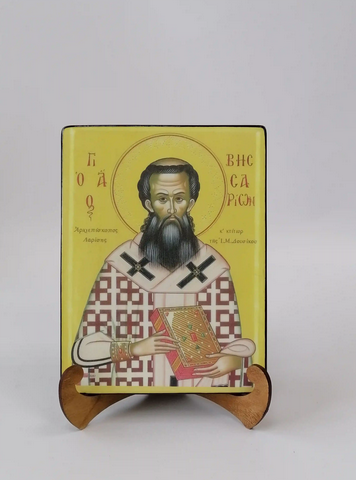 Святитель Виссарион, епископ Ларисский, 15x20x1,8 см, арт Б0174 Святитель Виссарион, епископ Ларисский, 15x20x1,8 см, арт Б0174