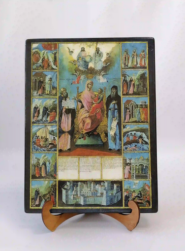 Божья Матерь Экономисса Домостроительница, арт И100-5, 21х28x3 см