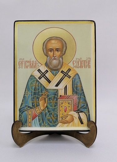 Святитель Кирилл Епископ Туровский, 15x20х3 см, арт А7044-2 Святитель Кирилл Епископ Туровский, 15x20х3 см, арт А7044-2