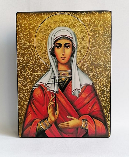 Мученица Анна Адрианопольская, арт В3040 / 21х28х4,0 см Мученица Анна Адрианопольская, арт В3040 / 21х28х4,0 см