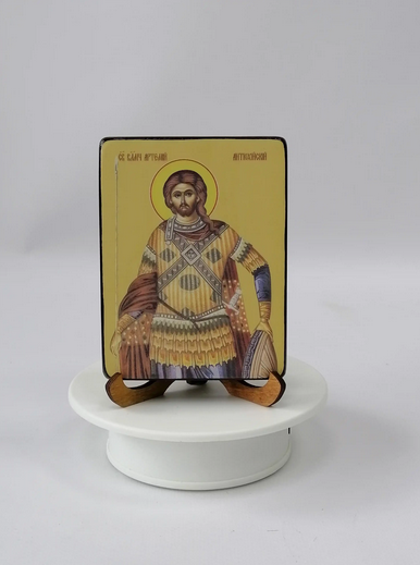 Артемий Антиохийский, святой, 9x12x1,8 см, арт Ид3839-2 Артемий Антиохийский, святой, 9x12x1,8 см, арт Ид3839-2