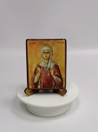 Хрисия Римская, арт В073, 7,5x10х1,5 см Хрисия Римская, арт В073, 7,5x10х1,5 см