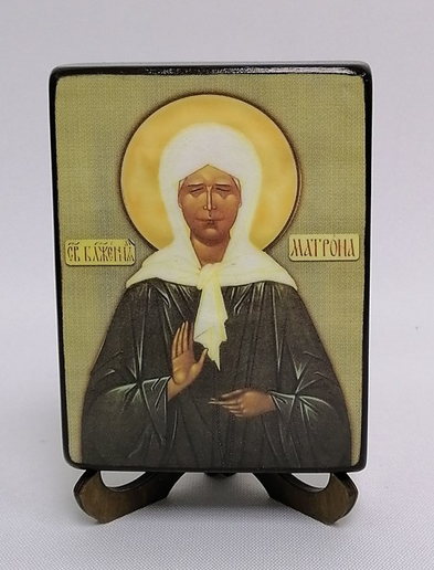 Матрона Московская, арт И043-8 / 9х12х3 см