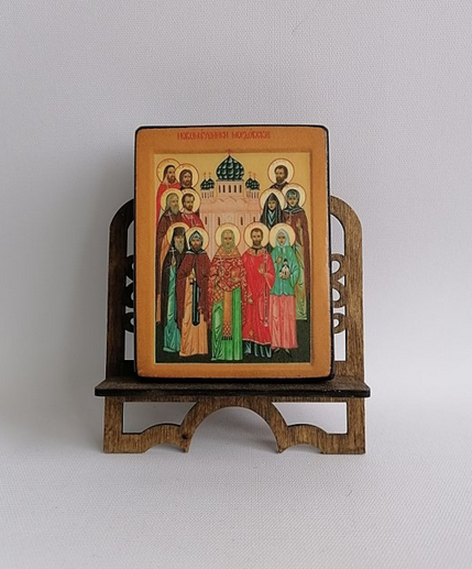 Преподобномученик Михаил (Жук), иеромонах, арт В1131 / 7,5 х 9,5 х 1,5 см