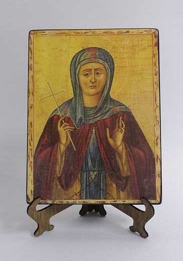 Святая Фотиния Кипрская, арт И199 / 15 х 20 см Святая Фотиния Кипрская, арт И199 / 15 х 20 см