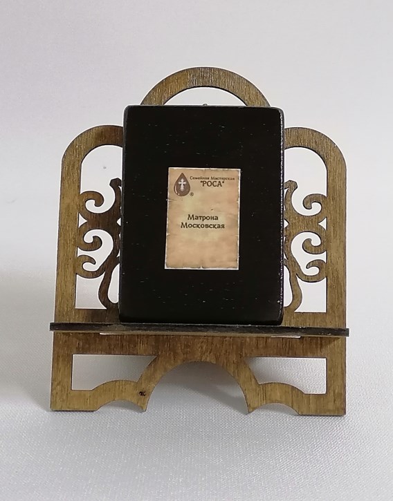 Матрона Московская, арт И043-2 / 5,7 х 7,6 х 1,5 см (Липа)
