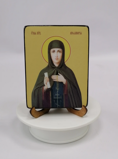 Аполлинария Египетская, преподобная, 9х12х1,8 см, арт Ид4316-3 Аполлинария Египетская, преподобная, 9х12х1,8 см, арт Ид4316-3