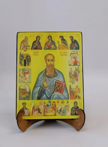 Святитель Айдан Линдисфарнский епископ, 15x20x1,8 см, арт А7208 Святитель Айдан Линдисфарнский епископ, 15x20x1,8 см, арт А7208