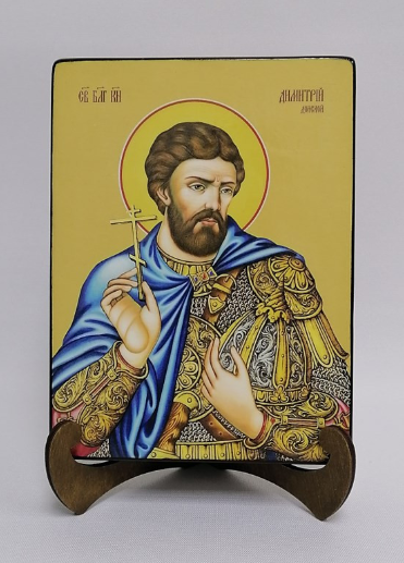 Дмитрий Донской, князь, 15х20х3 см, арт И8292-2
