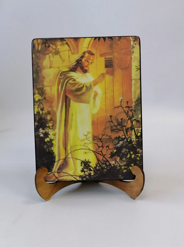 Иисус стучащийся в дверь, 15x20x3 см, арт Ид4831-2