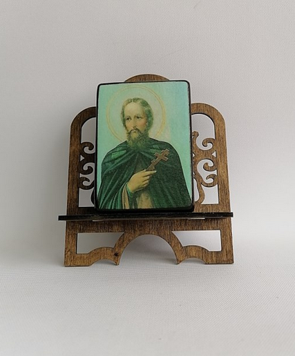 Преподобный Досифей Верхнеостровский, Псковский, игумен, арт В2957 / 5,7 х 7,6 х 2,7 см Преподобный Досифей Верхнеостровский, Псковский, игумен, арт В2957 / 5,7 х 7,6 х 2,7 см