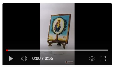 Богородица Елецкая-Черниговская, арт В5121 / 15x20х1,8 см