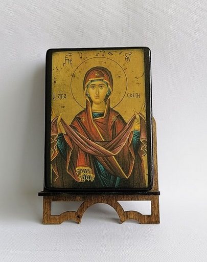 Покров Пресвятой Богородицы, арт И020-2 / 9х12х2,7 см Покров Пресвятой Богородицы, арт И020-2 / 9х12х2,7 см