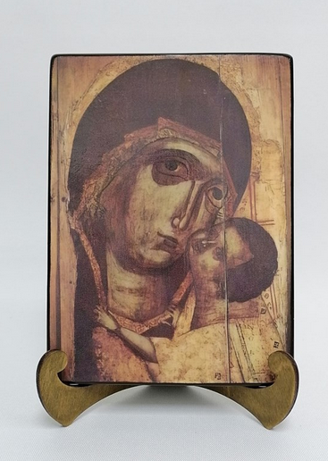 Богоматерь Толгская (Подкубенская), 15x20х1,8 см, арт А6207